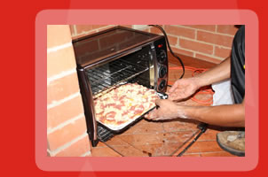 Show pizzerito con pizza, lasagna y galletas para fiestas infantiles.